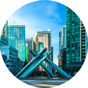 The Olympic Cauldron on the Plaza Level at Burrard Landing The Olympic Cauldron on the Plaza Level at Burrard Landing